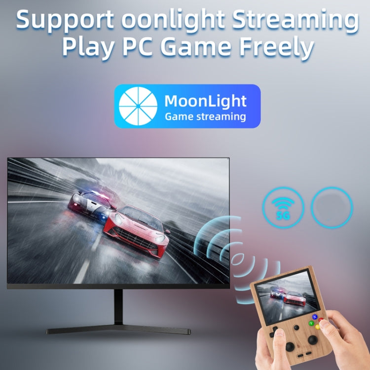 ANBERNIC RG405V 4+256G 10000 Games Handheld Game Console 4-Inch IPS Screen Android 12 System T618 64-Bit Game Player(Wood Grain) - free shipping - PMC TechLife - Order now!