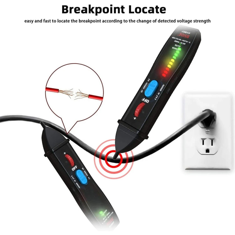 BSIDE AVD07 Smart Dual Mode Electric Pen Non-Contact Break-Point Sensing AC Voltage Tester - Current & Voltage Tester by BSIDE | Online Shopping South Africa | PMC TechLife | Buy Now Pay Later Mobicred
