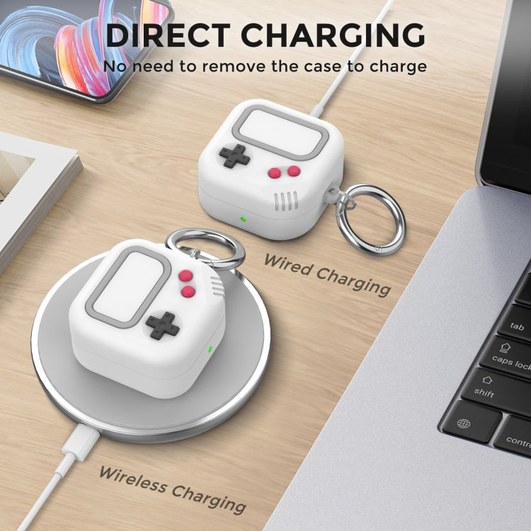 AhaStyle JY10 Bluetooth Earphone Silicone Common Protective Cover For Samsung Galaxy Buds 2 / Pro / Live / 2 Pro / FE(Grey) - Samsung Earphone Case by AhaStyle | Online Shopping South Africa | PMC TechLife | Buy Now Pay Later Mobicred