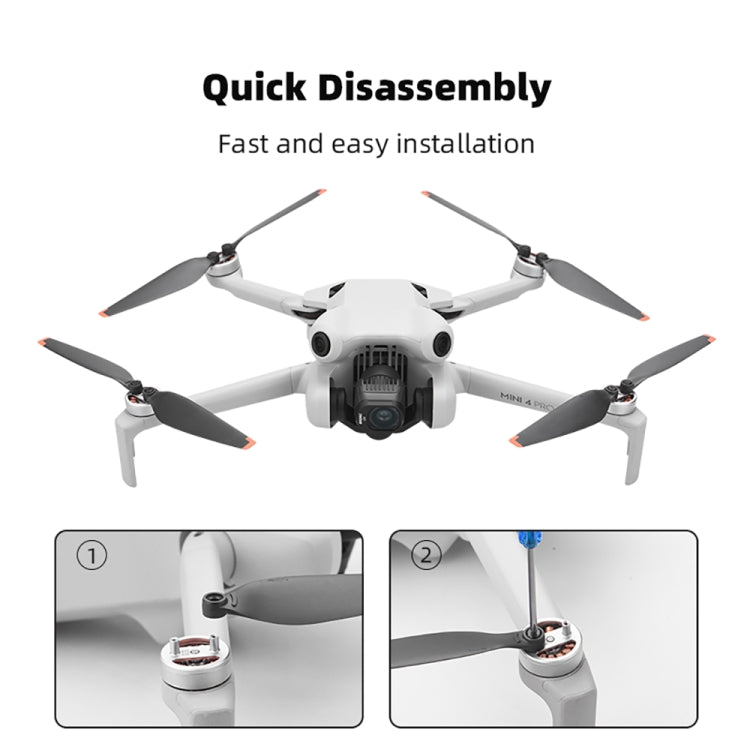 For DJI Mini 4 Pro 4pairs  Drone Propeller Blades 6030F Props Replacement Parts - free shipping - PMC TechLife - Order now!