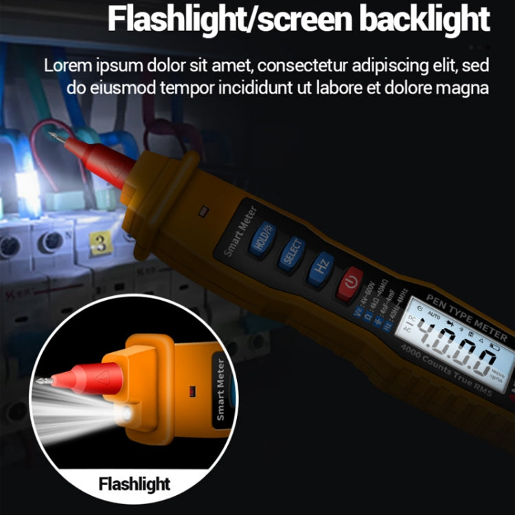 ANENG A3003 Multi-Function Pen-Type High-Precision Smart Multimeter(Orange) - free shipping - PMC TechLife - Order now!