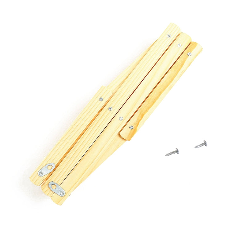Solid Wooden Retractable Wall Hanging Folding Coat Rack Drying Rack - free shipping - PMC TechLife - Order now!
