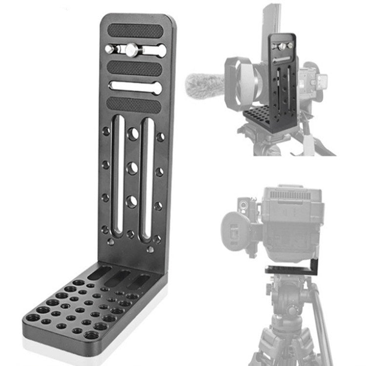 BEXIN L130C L-shaped Vertical Clapper Hydraulic Pan/tilt Tripod Quick Release Plate for DJI RONIN-S Gimbal - free shipping - PMC TechLife - Order now!