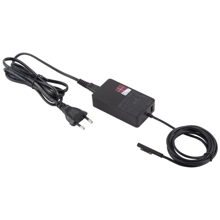 44W 15V 2.58A AC Adapter Power Supply for Microsoft Surface Pro 5 1796 / 1769, EU Plug - For Microsoft by PMC Jewellery | Online Shopping South Africa | PMC Jewellery