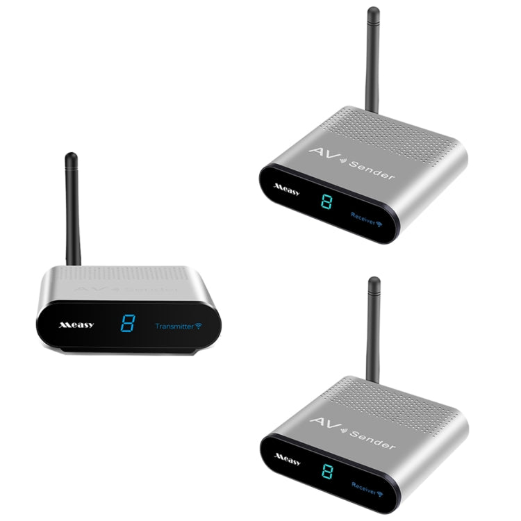 Measy AV220-2 2.4GHz Wireless Audio / Video Transmitter + 2 Receiver, Transmission Distance: 200m - Set Top Box & Accessories by Measy | Online Shopping South Africa | PMC Jewellery | Buy Now Pay Later Mobicred