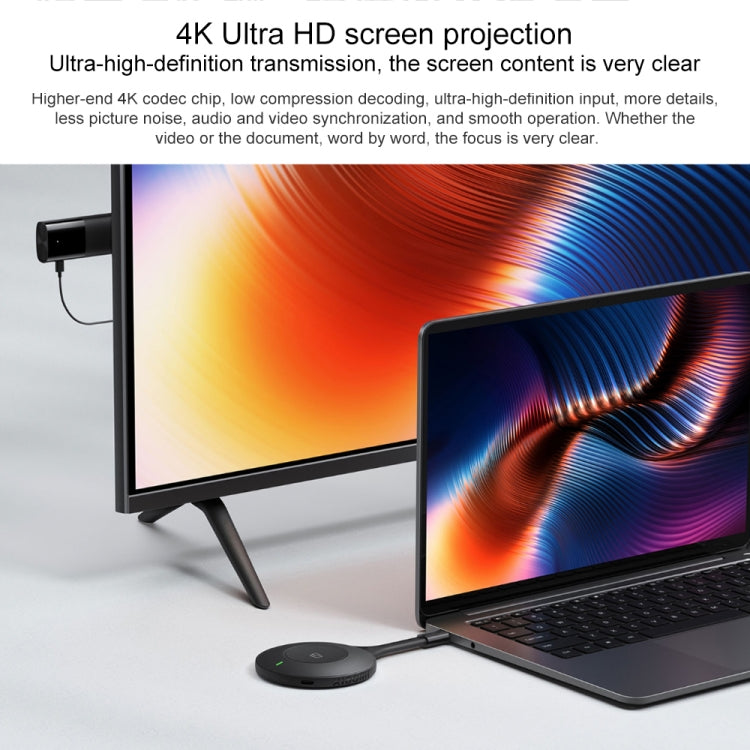 Original Xiaomi PaiPai 4K HD Wireless Screen Projector - Wireless Display Dongle by Xiaomi | Online Shopping South Africa | PMC Jewellery