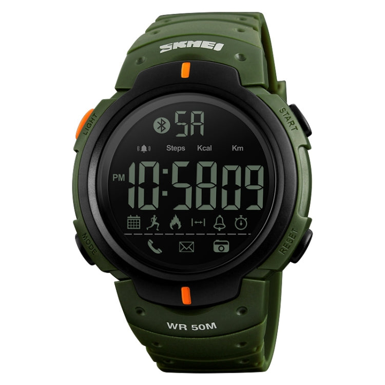 SKMEI 1301 Multifunction 50m Waterproof Sports Bluetooth Smart Watch, Compatible with Android & iOS System(Army Green) - Sport Watches by SKMEI | Online Shopping South Africa | PMC Jewellery | Buy Now Pay Later Mobicred