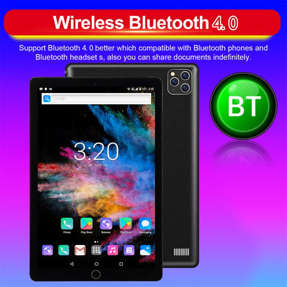 BDF A10 3G Phone Call Tablet PC, 10 inch, 2GB+32GB, Android 9.0, MTK8321 Octa Core Cortex-A7, Support Dual SIM & Bluetooth & WiFi & GPS, EU Plug(Purple) - BDF by BDF | Online Shopping South Africa | PMC Jewellery