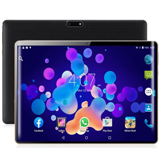 BDF K107 3G Phone Call Tablet PC, 10 inch, 2GB+32GB, Android 9.0, MTK8321 Octa Core, Support Dual SIM & Bluetooth & WiFi & GPS, EU Plug(Black) - BDF by BDF | Online Shopping South Africa | PMC Jewellery