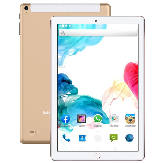 BDF P10 3G Phone Call Tablet PC, 10 inch, 1GB+16GB, Android 5.1, MTK6592 Octa Core, Support Dual SIM & Bluetooth & WiFi & GPS, EU Plug(Gold) - BDF by BDF | Online Shopping South Africa | PMC Jewellery