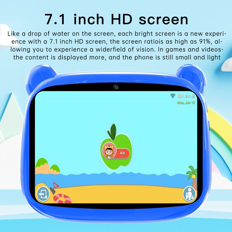 Q8C1 Kids Education Tablet PC, 7.0 inch, 2GB+16GB, Android 5.1 MT6592 Octa Core, Support WiFi / BT / TF Card (Blue) -  by PMC Jewellery | Online Shopping South Africa | PMC Jewellery