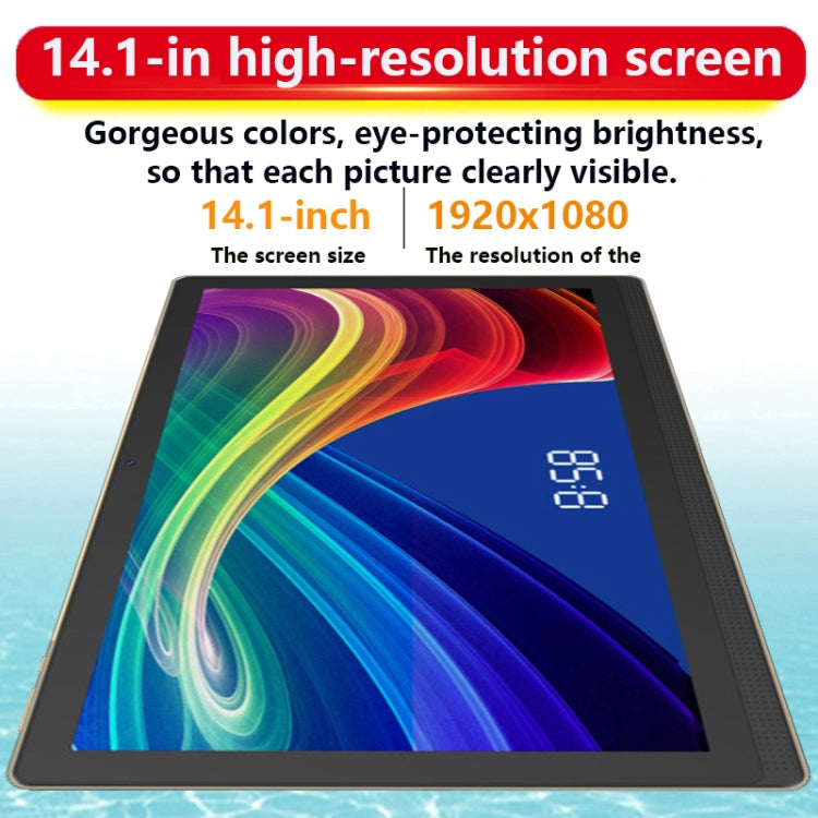 M101 4G LTE Tablet PC, 14.1 inch, 4GB+128GB, Android 8.1 MTK6797 Deca Core 2.1GHz, Dual SIM, Support GPS, OTG, WiFi, BT(Blue) - Others by PMC Jewellery | Online Shopping South Africa | PMC Jewellery