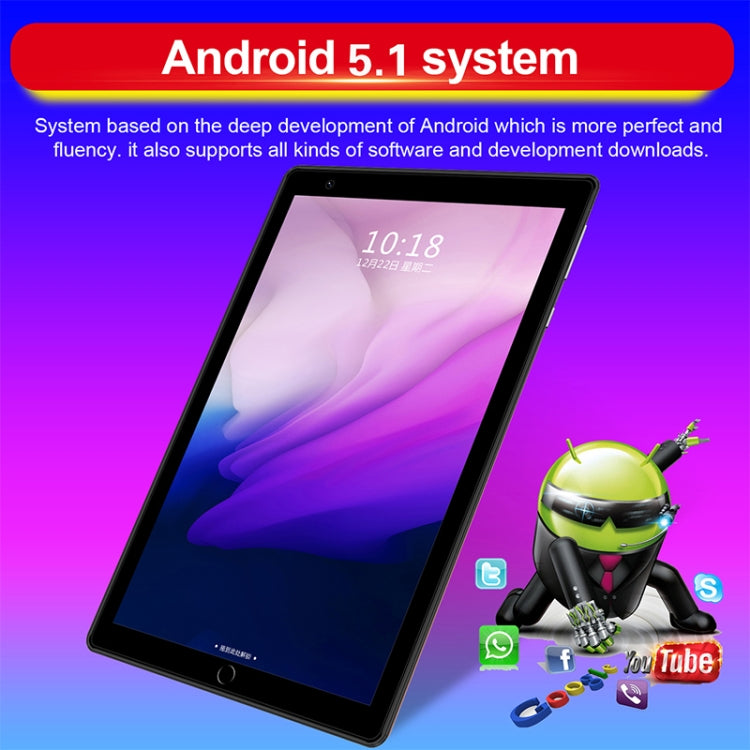 M801 3G Phone Call Tablet PC, 8.0 inch, 2GB+32GB, Android 5.1 MTK6592 Octa Core 1.6GHz, Dual SIM, Support GPS, OTG, WiFi, BT (Red) - 7.0-8.0 inch by PMC Jewellery | Online Shopping South Africa | PMC Jewellery