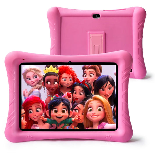 Qunyico Y10 Kids Tablet PC, 10.1 inch, 2GB+32GB, Android 10 Allwinner A100 Quad Core CPU, Support 2.4G WiFi / Bluetooth, Global Version with Google Play, US Plug (Pink) -  by PMC Jewellery | Online Shopping South Africa | PMC Jewellery