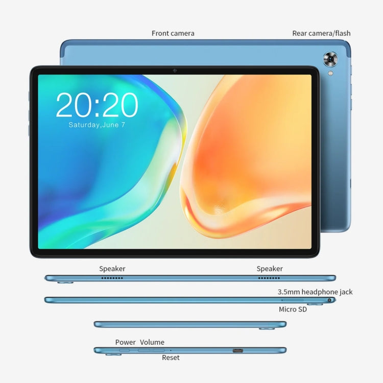 Teclast M40 Plus Tablet PC, 10.1 inch, 8GB+128GB, Android 12 MT8183 Octa Core, Support Dual Band WiFi & Bluetooth & GPS - TECLAST by TECLAST | Online Shopping South Africa | PMC Jewellery | Buy Now Pay Later Mobicred