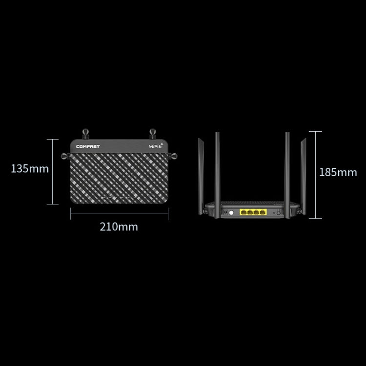 COMFAST CF-XR10 1800Mbps WiFi6 Dual-band Gigabit Household Signal Amplifier Wireless Router Repeater - Wireless Routers by COMFAST | Online Shopping South Africa | PMC Jewellery | Buy Now Pay Later Mobicred